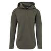 Urban Classics - Pleat Sleeves Terry HiLo Sweat à capuche - Vert Product image